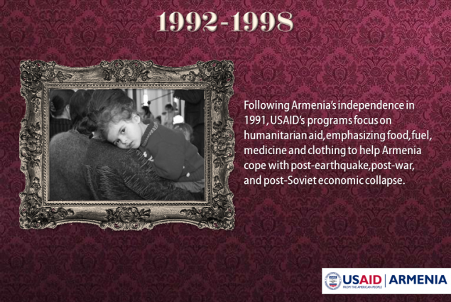 USAID Armenia Timeline - 1992-1998