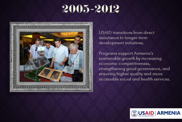 USAID Armenia Timeline - 2005-2012