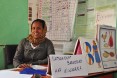 Natsaannat, a health extension worker in Ethiopia, provides family planning antenatal, child health, and nutrition services in Wara Village.