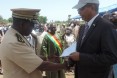 USAID Director hands out End-of-Open Defecation Certificate in Wendeguele to the Governor of Mopti Region