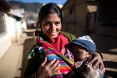 Guatemala Community Mobilizer and her baby