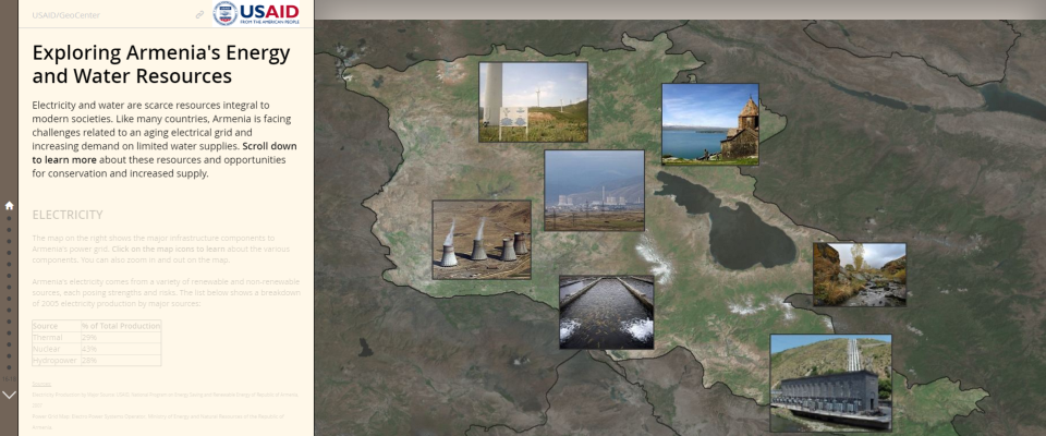 Armenia Water and Energy Web Atlas