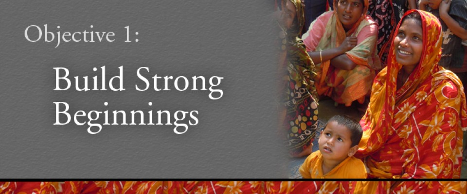 Children in Adversity: Objective 1: Build Strong Beginnings