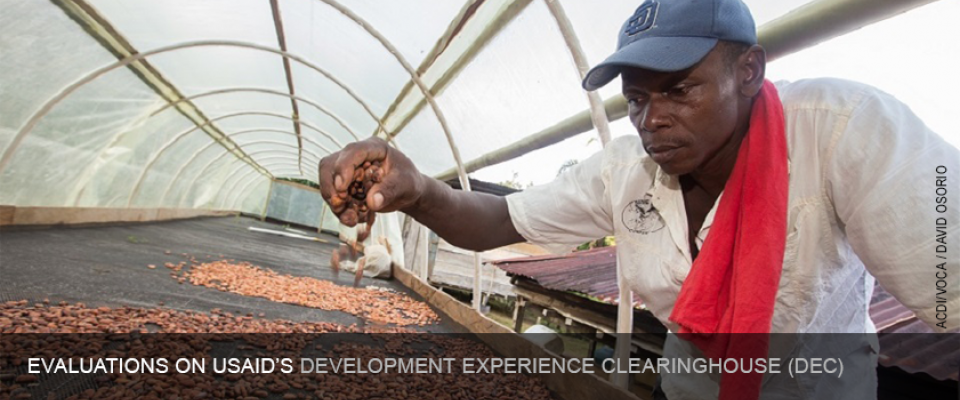 Evaluations on USAID's Development Experience Clearinghouse