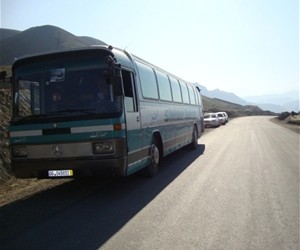 A bus traveling between Kabul and Fayzabad arrives in less than 12 hours, quickly transporting people and their goods. The new U