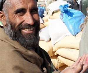 The seed and fertilizer distribution will impact more than 7,000 farmers in Kandahar City’s Dand District, an area that is enjoy