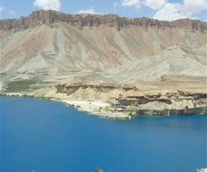 Breathtaking views such as this one await Afghan and international tourists who visit Band-e-Amir National Park in Bamyan provin
