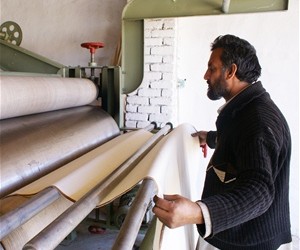 The Behsud District Textile Factory provides washing, pressing, and dyeing services to small and medium-sized textile weaving en
