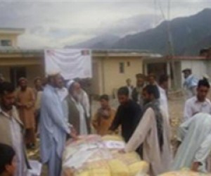 Community leaders distributed bedding to refugee families now living in Kunar Province’s Sholtan Valley.