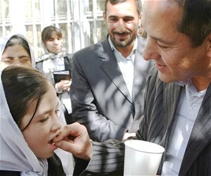 The National De-worming Campaign in Schools was launched on October 20, 2010 at Aisha Durani High School in Kabul.