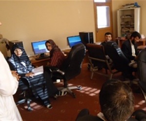 Nine judges and 11 staff members of the Anti-Corruption Tribunal attend a USAID provided computer training program and learn how