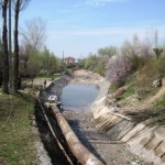Irrigation canal in Kara-Suu