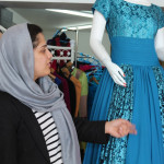 Manizha Wafeq at her store in downtown Kabul.