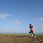 A runner at the EVERY ONE race in Ethiopia, co-sponsored by USAID, Save the Children, and Great Ethiopian Run to raise awareness