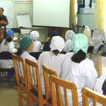 The newly formed Afghan Midwives Association meets at Kabul's Rabia Balkhi Hospital.