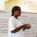 Chief nurse, Madame Dieng, explains some of the major health challenges in the area.