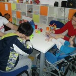 Trained professionals work with children at Bosnia’s first Service Center for Children with Disabilities.