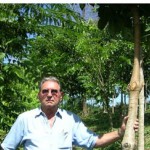 Anthenor Pianna proudly shows one of his Atlantic Forest trees in Brazil&rsquo;s state of Espirito Santo.