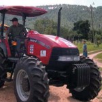 USAID provided a brand new tractor and other agricultural equipment such as a plow to prepare the land, and a planter for a vari