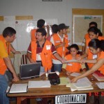 A response team practices an earthquake scenario