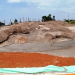 Kapsasian Rock Catchment gathers natural rain water into a 50,000 liter cement tank for the local community.