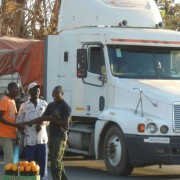 USAID is helping to reduce border delays for traders. Pictured: The Mwanza-Sobue Border Post, Malawi-Mozambique.