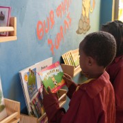Tsehai Reading Corner: Children from Yeka Primary School visit the Whiz Kids Workshop in Addis Ababa.