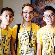 Students from the University of Cebu attend a USAID-supported workshop and symposium for budding technopreneurs.