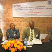 Ministry of Agriculture and USAID representatives at the National Experience Sharing Workshop