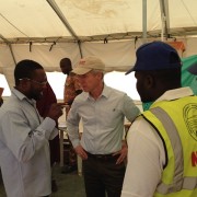 clinic at IDP camp
