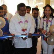 Ambassador Sison, along with the Eastern Province Chief Minister M. Najeeb Abdul Majeed, opened a USAID-funded center for worker