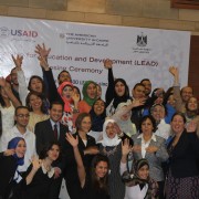 LEAD scholars celebrate the impact the USAID-funded 4-year scholarship to American University in Cairo has had on their lives.