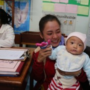 The USAID Nurture project engages Lao communities to improve nutrition and sanitation for mothers and children.
