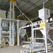 The new seed processing machinery.