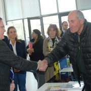 USAID Assistant Administrator Thomas Melia meeting Georgian farmers 