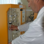 Senior laboratory assistant at a laboratory equipment