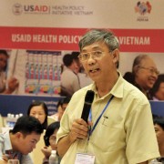 Participants discuss the HIV/AIDS policy environment in Vietnam.