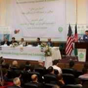 The panel at the Renewable Energy Summit and Exhibition