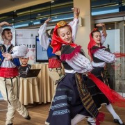 Albanian traditional dancers