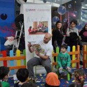 USAID’s Readers are Leaders Project Entertains Kids at Skopje City Mall