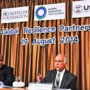 Michael Yates (right), Director of the USAID Regional Development Mission for Asia and Ashvin Dayal (left), Associate Vice Presi