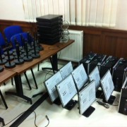 Audio recording equipment for courtroom
