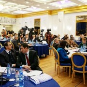 Attendees at USAID's workshop on Local Finance Legislation in Albania