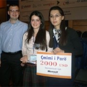 Winners of 1st Microsoft Imagine Cup Competition in Albania 