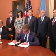 Signing of the loan guarantee agreement with the Ukrainian government