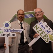 Mr. Pradeep Kumar Pujari, Secretary, Ministry of Power, and Ambassador Jonathan Addleton at the event. 