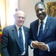 USAID Mozambique, Admiral Tim Ziemer, Minister of Health of Mozambique, Dr. Alexandre Manguele, PMI