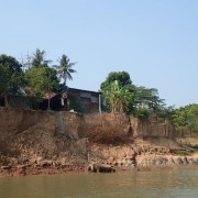 Cambodia officials join USAID and the U.S. Department of the Interior to examine causes of bank erosion.