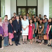 2016 USAID Scholars at the send-off reception