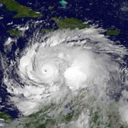 Hurricane Matthew as the storm moved through the south central Caribbean Sea.
